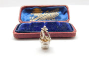 Sterling Silver Champagne on Ice Charm Pendant Vintage c1970