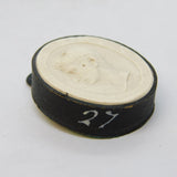 Grand Tour Period Moulded Plaster Julius Caesar Plaque Pendant Antique c1830s