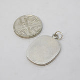 Sterling Silver Prince of Wales Feathers Charm Pendant Vintage c1970s