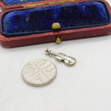 Sterling Silver Little Guitar Charm Pendant Vintage c1970