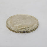 King George V Sterling Silver Florin Coin Antique 1918 Very Fine/EF Condition