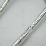 Handmade Sterling Silver Shell Form Cocktail Mixing Spoons Vintage 1999 London