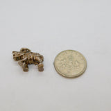 Sterling Silve Draft Heavy Horse With Harness Charm Pendant Vintage c1970s
