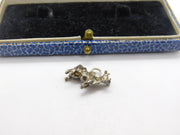 Sterling Silver Jersey Cow Charm Pendant Vintage c1970