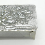 Victorian Tin Plate Novelty 'Where's My Hairpin' Hairpin Box Antique c1880
