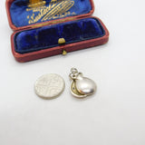 Sterling Silver Maracas Charm Pendant Vintage c1970