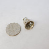 Sterling Silver Ringing Bell Charm Pendant Vintage c1970