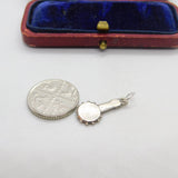 Sterling Silver Banjo Guitar Charm Pendant Vintage c1970