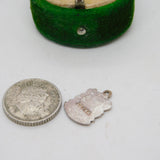 Sterling Silver Enamel Skye Crest Charm Pendant Vintage c1970