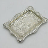 Victorian Sterling Silver Mr Punch Novelty Pin Dish Antique 1896 Birmingham