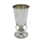 Arts & Crafts Sterling Silver Pedestal Wine Goblet Antique 1928 Birmingham