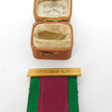 Gold Plated & Enamel Large Masonic Jewel Medal Antique c1920 Art Deco