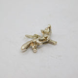 Sterling Silver Fox Form Charm Pendant Vintage c1970s