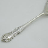 Victorian Sterling Silver Shell Bowl Tea Caddy Spoon Antique 1894 London