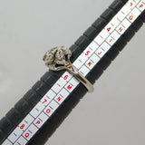 Sterling Silver Hops Vine Design Ring Vintage c1970 Size L