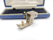 Sterling Silver Openable Church on a Wedding Day Charm Pendant Vintage c1970