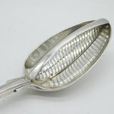 William IV Sterling Silver Large Strainer Spoon Antique 1835 London