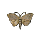 Charles Horner Sterling Silver Butterfly Brooch Antique c1920s Art Deco