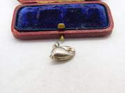 Sterling Silver Dolphin Fish Charm Pendant Vintage c1970