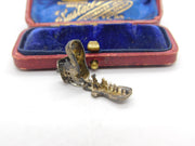 Sterling Silver Old Mother Hubbard in the Shoe Charm Pendant Vintage c1970