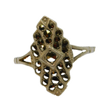 Sterling Silver Art Deco Marcasite Dress Ring Antique c1930 Size R