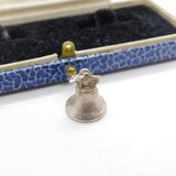 Sterling Silver Ringing Bell Charm Pendant Vintage c1970