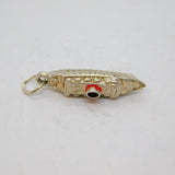 Sterling Silver Steam Liner Ship Charm Pendant Vintage 1967 Birmingham