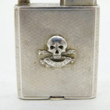 Sterling Silver Royal Lancers Military 'Death or Glory' Lighter Antique London
