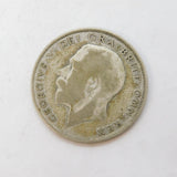 King George V .500 Silver Half Crown Coin Antique 1925 Fair/Fine Condition