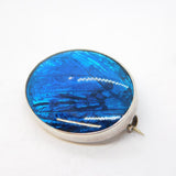 Sterling Silver Morpho Butterfly Wing Dress Brooch Antique c1920 Art Deco
