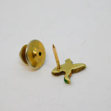 9ct Yellow Gold & Enamel Flying Duck Lapel Pin Vintage c1970 Shooting Interest