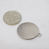 Sterling Silver St Christopher Charm Pendant Vintage c1970