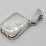 Sterling Silver Golf Interest Sporting Vesta Case Vintage c1970