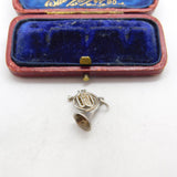 Sterling Silver French Horn Musical Charm Pendant Vintage c1970