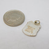 Sterling Silver Shakespeare Stratford Upon Avon Charm Pendant Vintage c1970