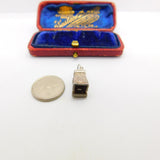 Sterling Silver Gun Turret Charm Pendant Vintage c1970