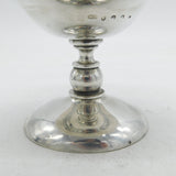 Irish Victorian Sterling Silver Communion Wafer Holder & Cover Antique Dublin
