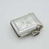Sterling Silver & Enamel WW1 Allied Flags Vesta Case Antique Birmingham