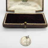 Sterling Silver Authentic Fourpence Coin William IIII Charm Pendant 1836