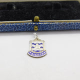 Sterling Silver & Enamel Paignton Charm Pendant Vintage c1970
