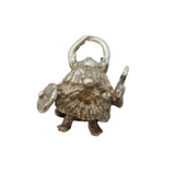 Sterling Silver Little Viking Charm Pendant Vintage c1970s