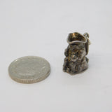 Sterling Silver Opening Toby Jug Charm Pendant Vintage c1970s