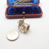 Sterling Silver Magic Wishing Well Charm Pendant Vintage c1970