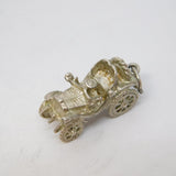 Sterling Silver Motor Car Charm Pendant Vintage c1970