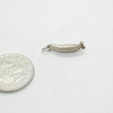 Sterling Silver Traditional Row Boat Charm Vintage c1970