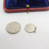 Sterling Silver St Christopher Travel Charm Pendant Vintage c1970