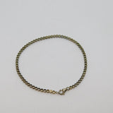 Sterling Silver Spinel Set Tennis Style Narrow Stacking Bracelet Modern c1990