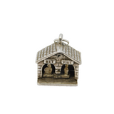 Sterling Silver Weathervane Wet or Fine Charm Pendant Vintage c1970