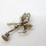 Sterling Silver Eros the Archer Charm Pendant Vintage c1970s