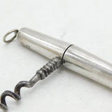 Victorian Sterling Silver Travelling Corkscrew Antique 1866 London